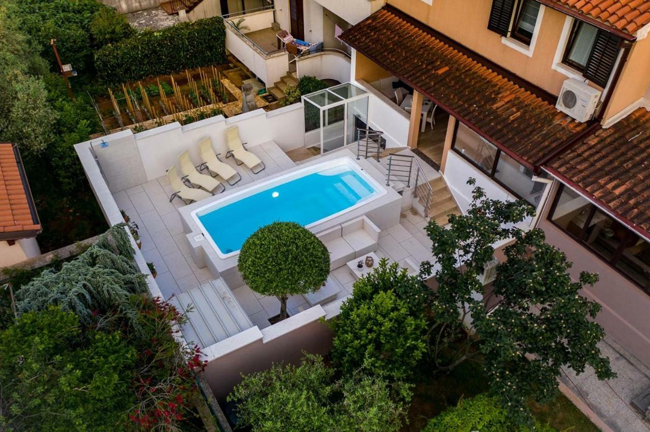 Cave Romane Apartment With Private Pool And Sea View Vinkuran Buitenkant foto
